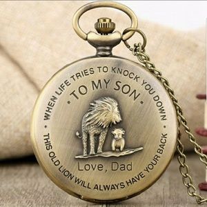 Nice  retro vintage watch from father to his son.